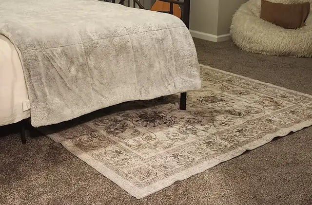 Soft textured bedroom carpet installed in Derby, CT