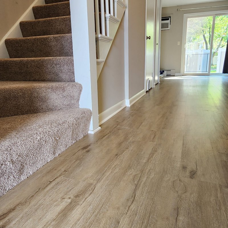 Laminate floor installation in Central CT and Litchfield Counties from Plymouth Home